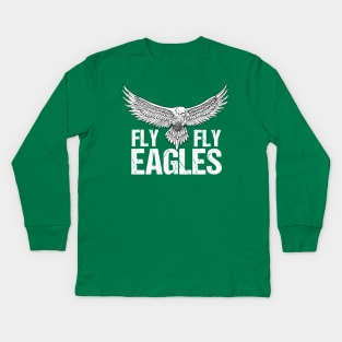 Fly Eagles Fly Shirt Kids Long Sleeve T-Shirt
